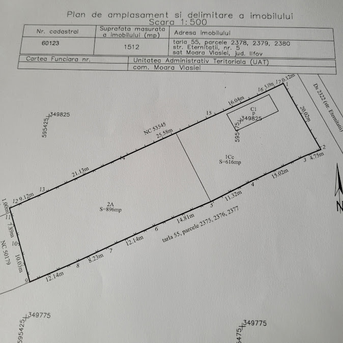 Teren de vanzare sau inchiriere Moara Vlasiei