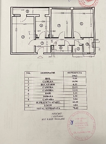 Vand apartament 3 camere decomandate zona B-dul Alexandru Obregia