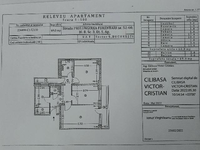 Direct PROPRIETAR vînd fără comision apartament 3 camere, locuintă/Investiție/Birou
