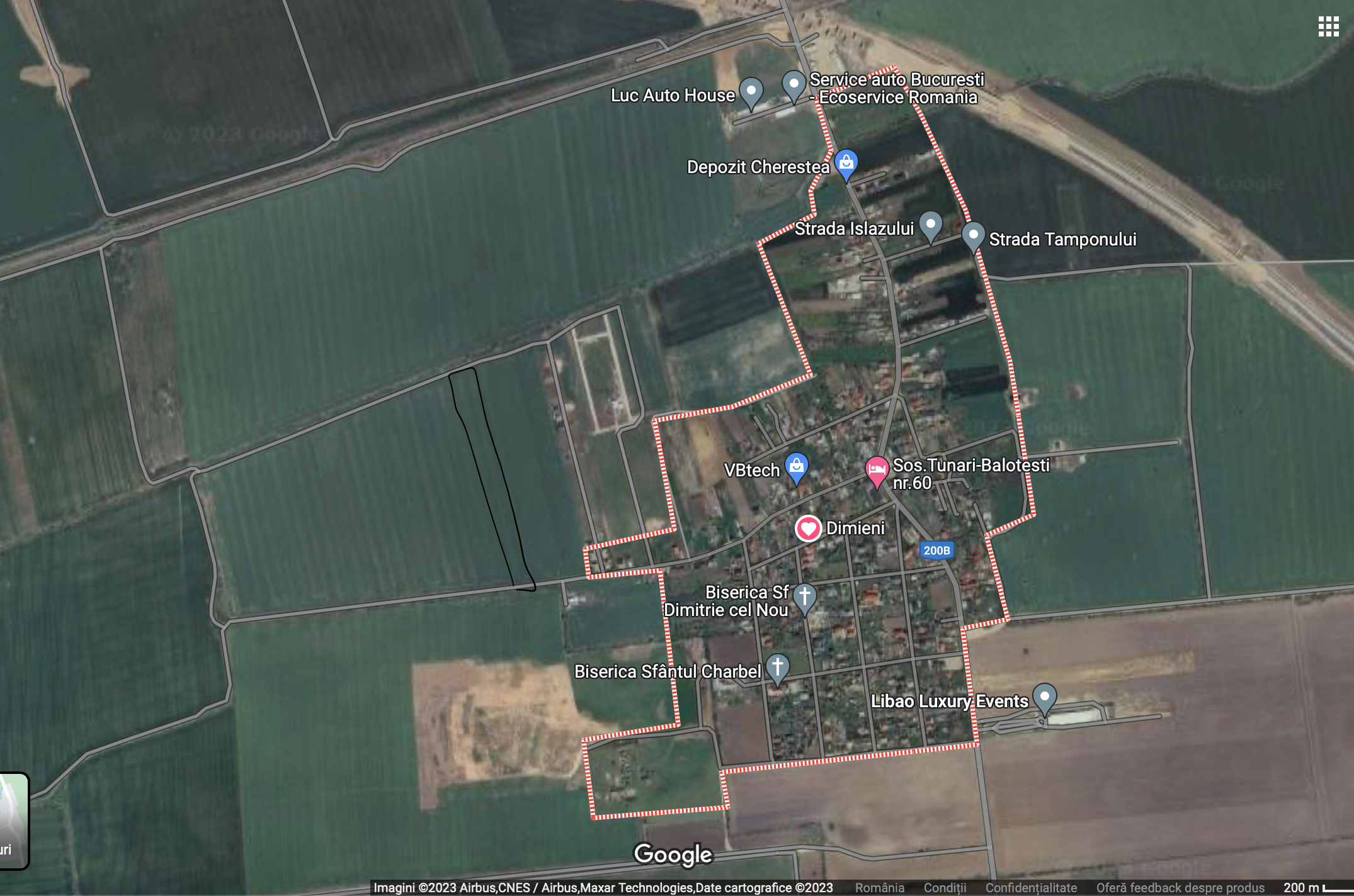 Teren intravilan de vanzare in sat Dimieni, comuna Tunari cu suprafata de 9930 mp