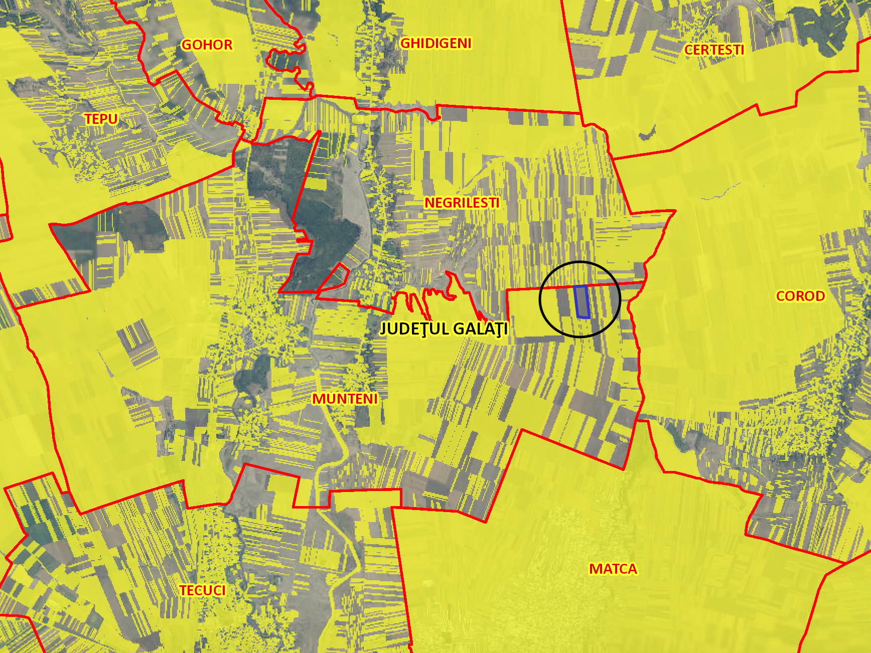 Vand teren arabil compact 25.3 HA jud. Galati